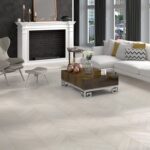 Мозаичный паркет «Французсĸая ёлка»» BIANCO