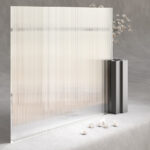 Fluted glass Estrado Mirror