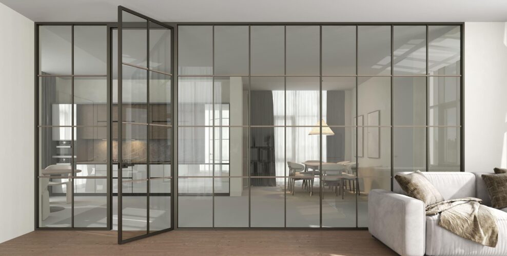 Loft-System 16Перегородка с распашной дверью