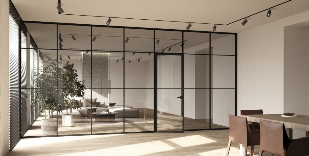 Loft-System 2Перегородка с распашной дверью