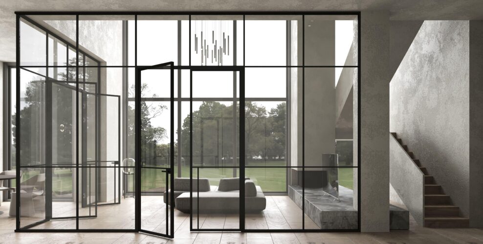 Loft-System 20Перегородка с распашной дверью