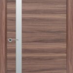 Межкомнатная дверь 150 ДО Kомби Стекло сатинато