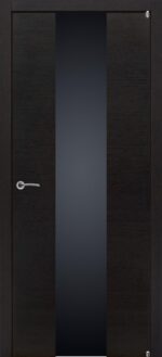 Межкомнатная дверь 1352 ДО Триплекс черный