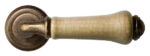 UMBERTO, ручка дверная MH-41-CLASSIC OMB/CH, цвет-старая мат.бронза/шампань — изображение 2