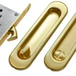 MHS150 WC SG, комплект для раздвижных дверей, цвет - мат.золото