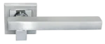 CENTRAL, ручка дверная MH-16 SC/CP-S, на квадратной накладке, цвет - мат.хром/хром
