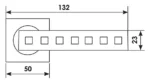 CULLINAN, ручка дверная DC-1-S CRO, цвет - хром — изображение 3