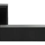 FUKOKU, ручка дверная на квадратной накладке MH-28 BL-S, цвет - черный